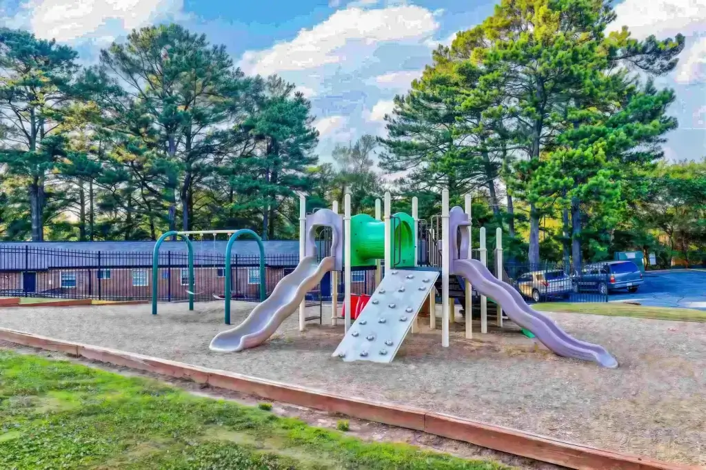 View of Wynridge Apartments playground